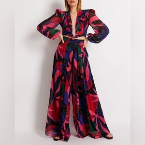 PatBo Rio Wide Leg Pant in Black